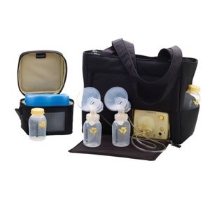 Medela pump in style double pump with extra parts